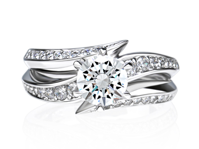 1캐럿 다이아몬드 반지 웨딩링 예물반지 결혼반지 에스더 HNDR1C260