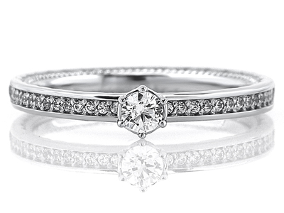 1부 다이아몬드 반지 프로포즈 반지 - 프라미스