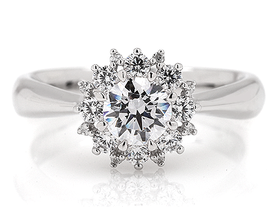 5부 다이아몬드 반지 결혼기념일 선물 - 선샤인