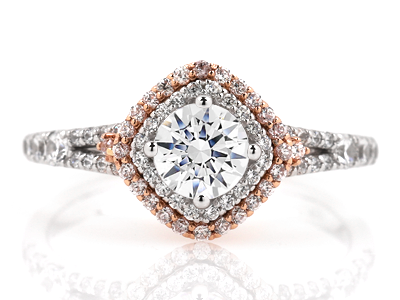프로포즈 반지 5부 다이아몬드 반지 - 제마