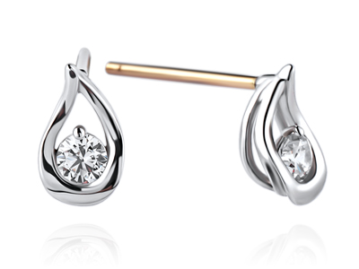 1부 다이아몬드 귀걸이 여성 큐빅 패션 - 로이 HNDER01918